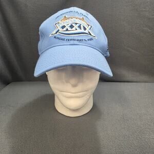 Super Bowl 39 Reebok NFL Hat Jacksonville Florida 2005 Adjustable Cap Blue